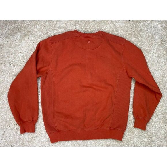 Atlantis Paradise Island Crewneck Sweatshirt Men Small Orange - Picture 3 of 5